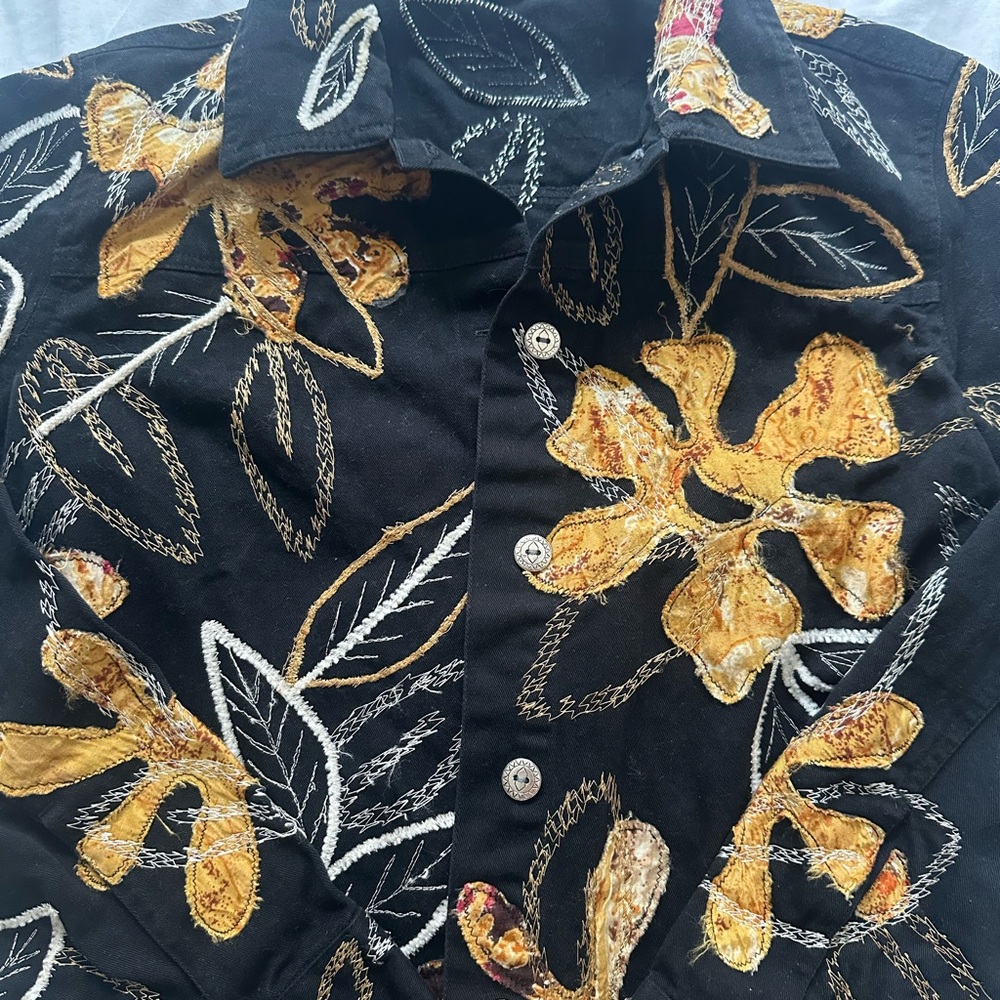 Vintage patchwork jacket - image 3